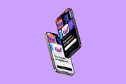iPhone 16 Pro - 24 Mockups Scenes, an iPhone Mockup by Asylab (Thumbnail 34 of 58)