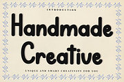 Handmade Creative, a Sans Serif Font by FreshTypeINK (Thumbnail 1 of 8)