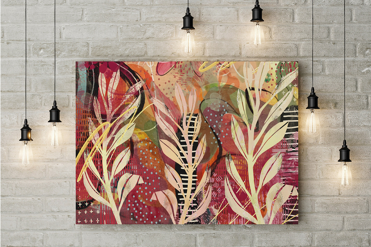 Mixed Media Procreate Bundle, a Brushes & More by DeloresArt (Photo 4 of 45)