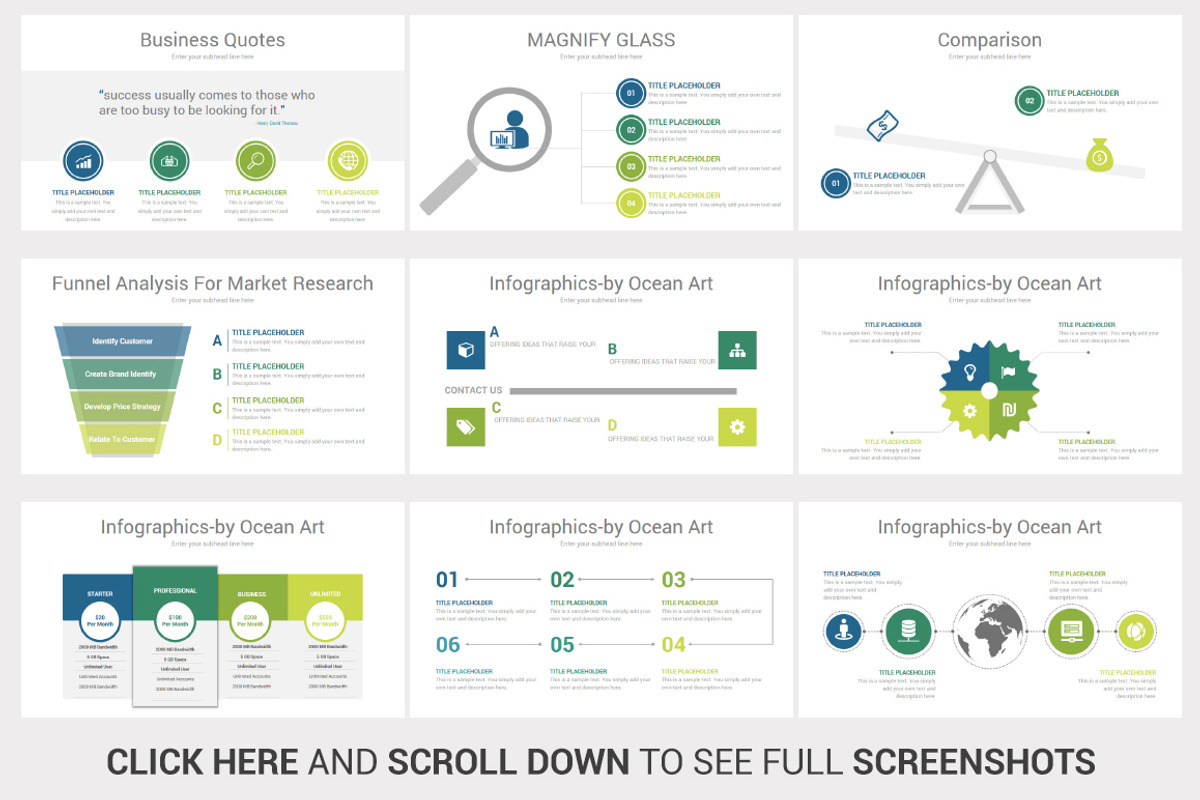60% OFF - Infographics PowerPoint, a Presentation Template by OceanArt (Photo 40 of 55)