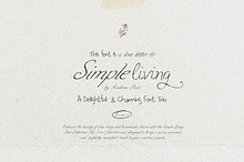 Simple Living - Handwritten Fonts