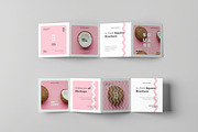 Four Fold Square Brochure Mock-up, an Advertising Mockup by zippypixelstudio (Thumbnail 2 of 13)