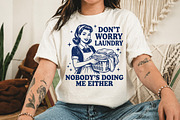 Trendy Vintage Retro Housewife SVG, a Person Illustration by Libby Wishes (Thumbnail 3 of 5)