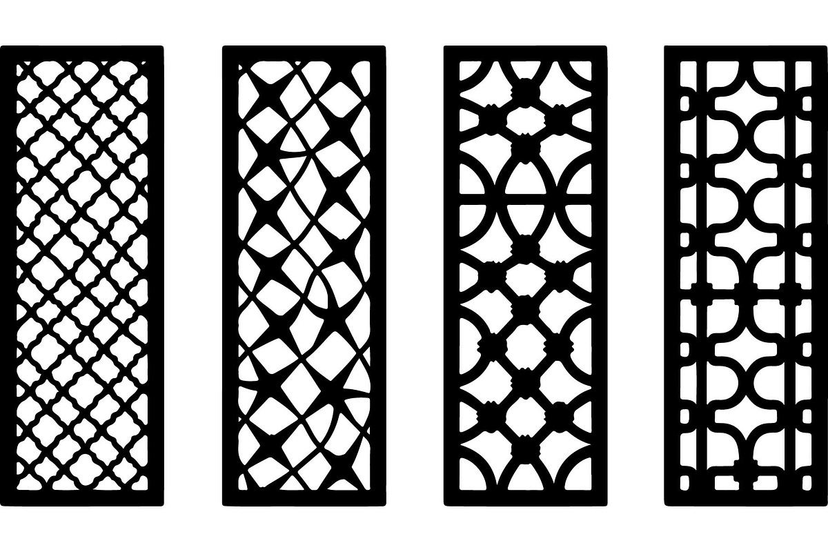 Elegant Laser Cut Panel Set, an Object Graphic by Creativeshirt (Photo 3 of 13)