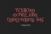 Loubag - Modern Retro family, a Sans Serif Font by creativemedialab (Thumbnail 4 of 15)