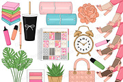 Boss Lady Clip Art, a Work Illustration by GlamArtZhanna (Thumbnail 3 of 5)