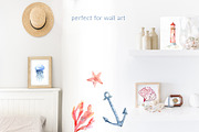 By The Sea – Watercolor Collection, an Illustration by SophieLittleEye (Thumbnail 10 of 12)