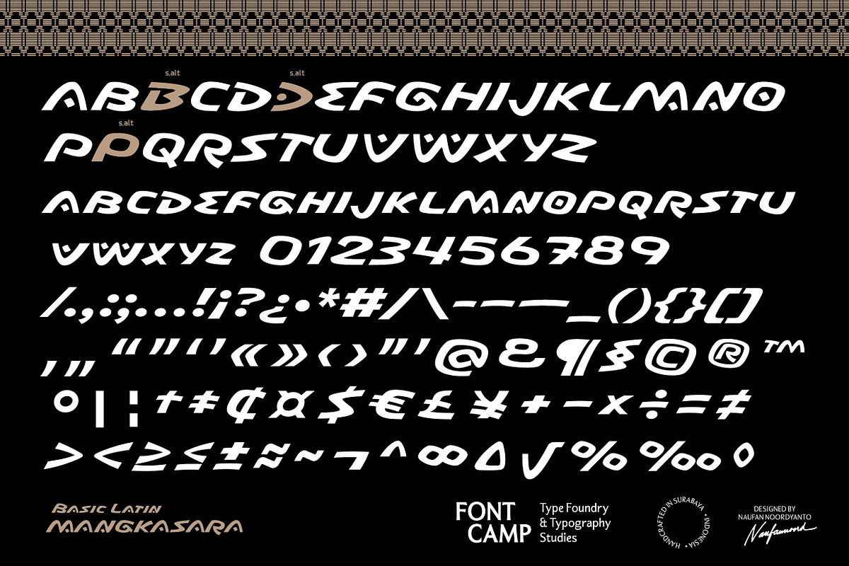 Mangkasara Font, a Font by Fontcamp Type Foundry (Photo 4 of 14)