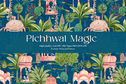 Pichhwai Magic Prints & Patterns, a Pattern Graphic by GND ART STUDIO (Thumbnail 1 of 8)