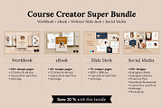 4 in 1 Course Creator Super Bundle K, a Magazine Template by Mirazz (Thumbnail 2 of 44)