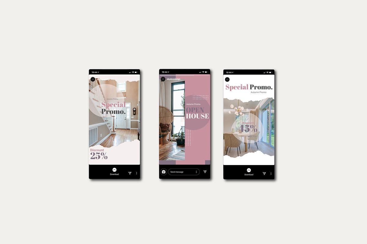 Real Estate Instagram Canva Templates preview 5