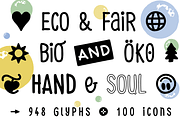 FONT | Eco Hand Kid, a Sans Serif Font by Typo Graphic Design (Thumbnail 1 of 6)