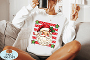 Cute Santa Face PNG, a Seasonal Illustration by Daily.Designs (Thumbnail 4 of 5)
