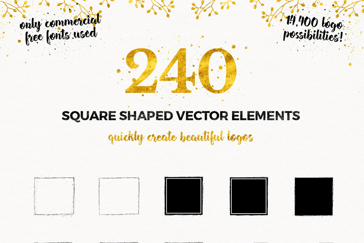 Feminine Logo Creator Square Edition, a Branding & Logo Template by Mats-Peter Forss (Photo 9 of 11)