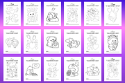 Valentine's Day Coloring Book, a Print Template by Art's and patterns (Thumbnail 6 of 9)