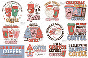 Christmas Coffee Quotes Bundle, a Graphic by Clipart Bloom (Thumbnail 1 of 20)