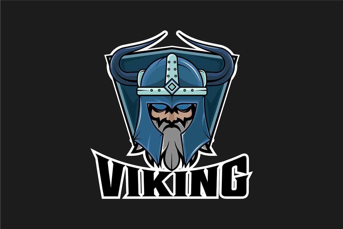 viking of helmet logo vector design, a Branding & Logo Template by zyxroun shop