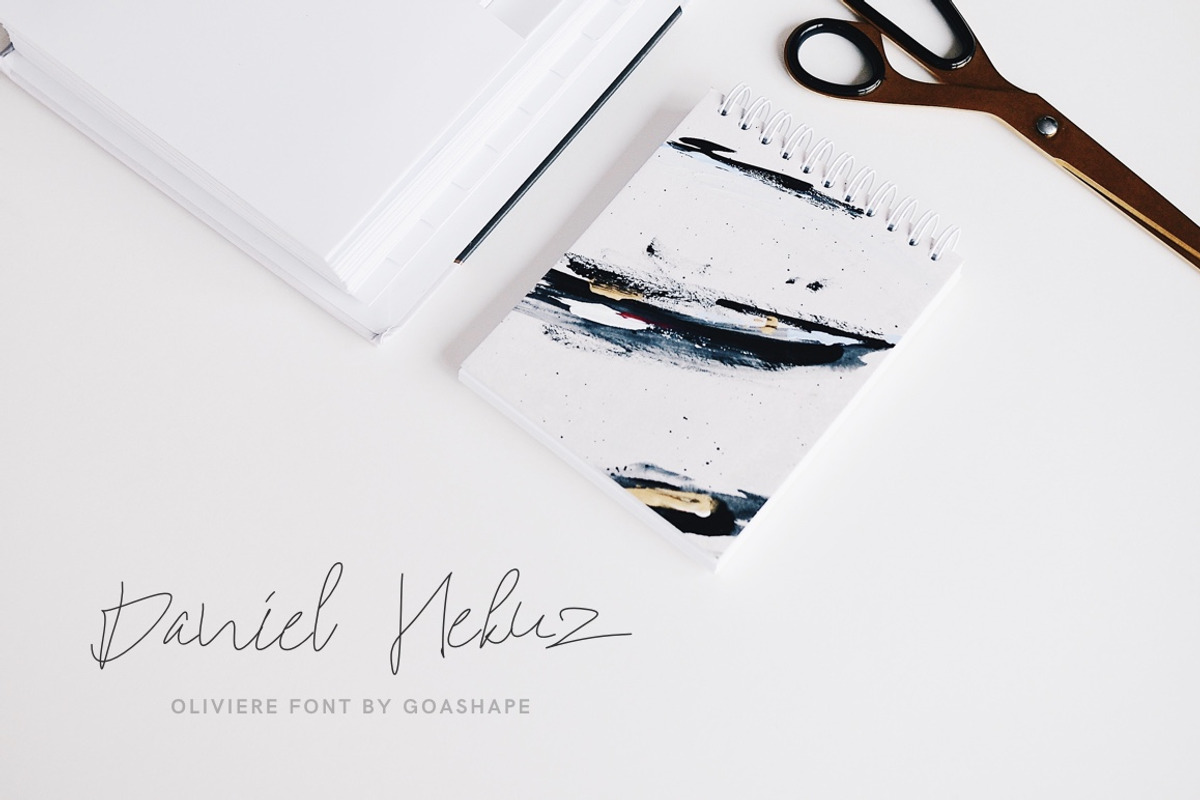 Oliviere Handwritten Font Script preview 2