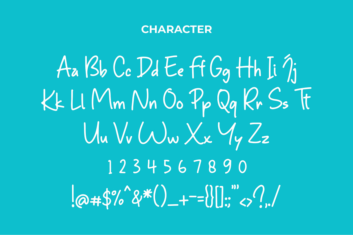 Loyang Handwritten Typeface, a Font by Giant Design (Photo 9 of 9)