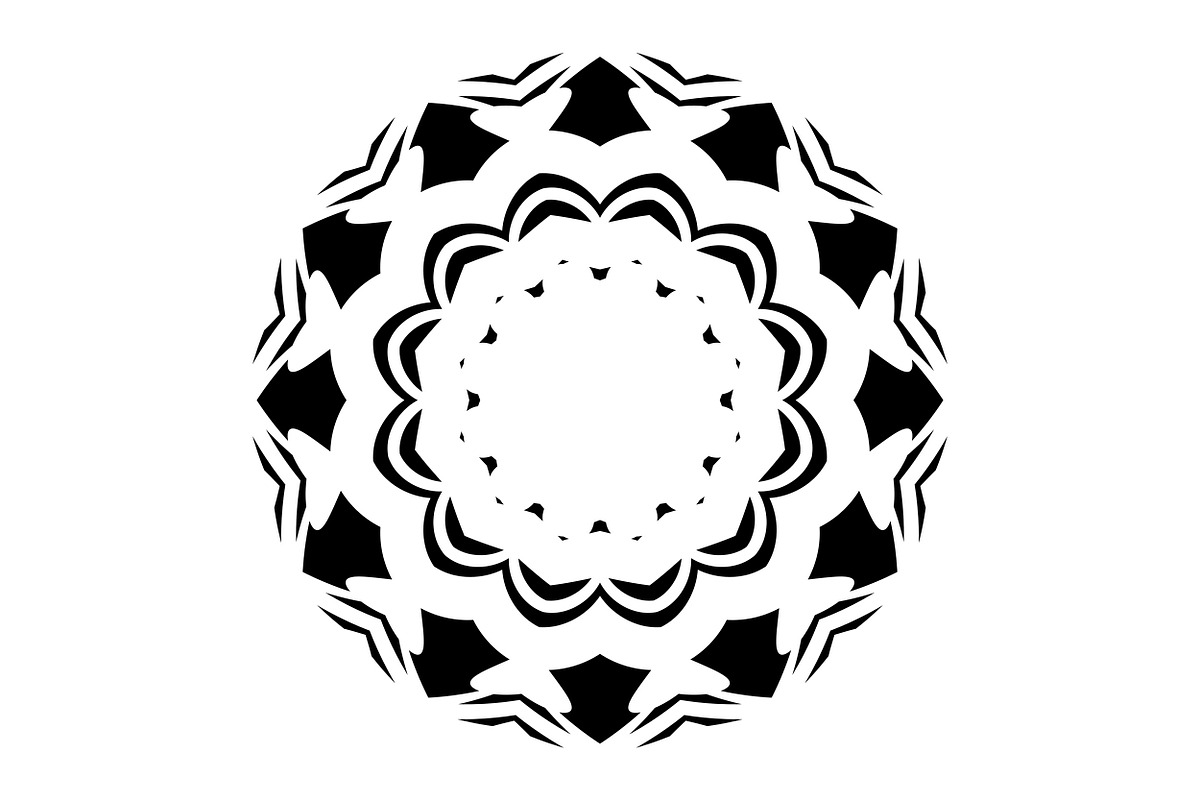 Artistic Mandala Vector Collection, a Decorative Illustration by NJ Himel (Photo 93 of 101)