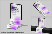 Long Scroll Ipad Mockup, an iPad Mockup by Unerispace (Thumbnail 1 of 5)