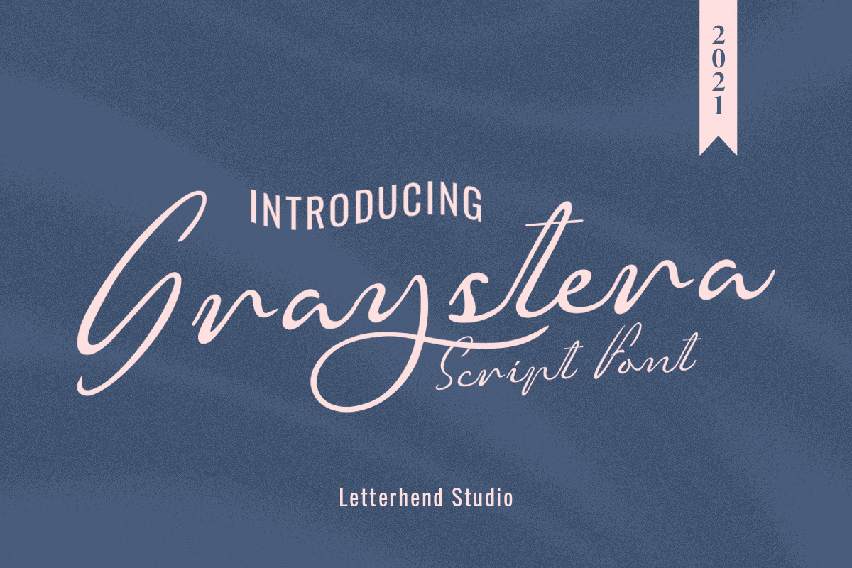 Graystera - Script Font, a Script Font by Letterhend Studio