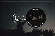 Quick Cloud, a Script Font by Quothron (Thumbnail 6 of 6)