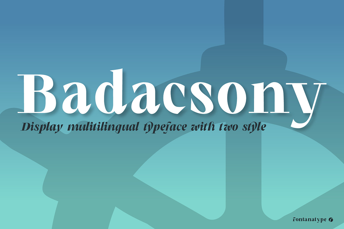 Badacsony, a Font by Fontanatype (Photo 1 of 14)