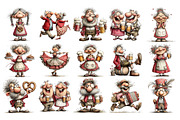 Oktoberfest Seniors PNG Clipart, a Seasonal Illustration by Nicolle's Colorful Art (Thumbnail 2 of 5)
