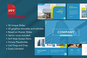 COMPANY PROFILE PowerPoint Template