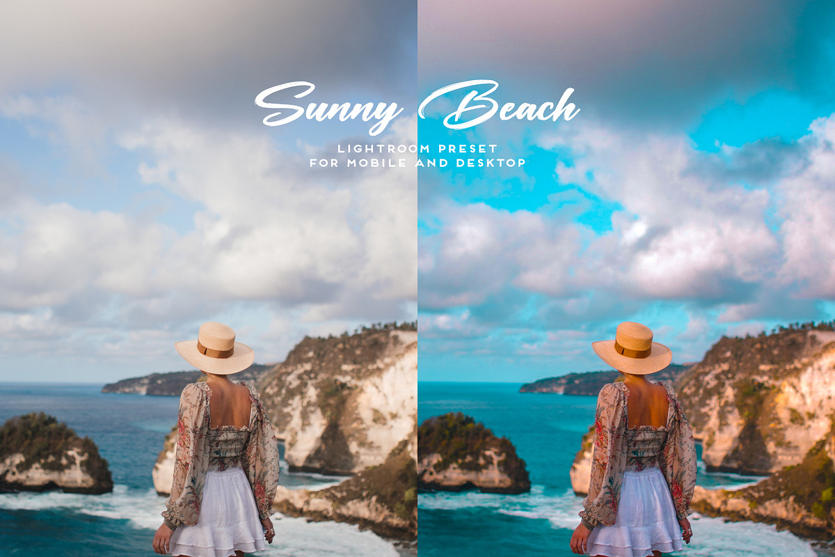 Sunny Beach Lightroom Preset DNG XMP, a Preset Add-On by Mirelyn (Photo 9 of 11)