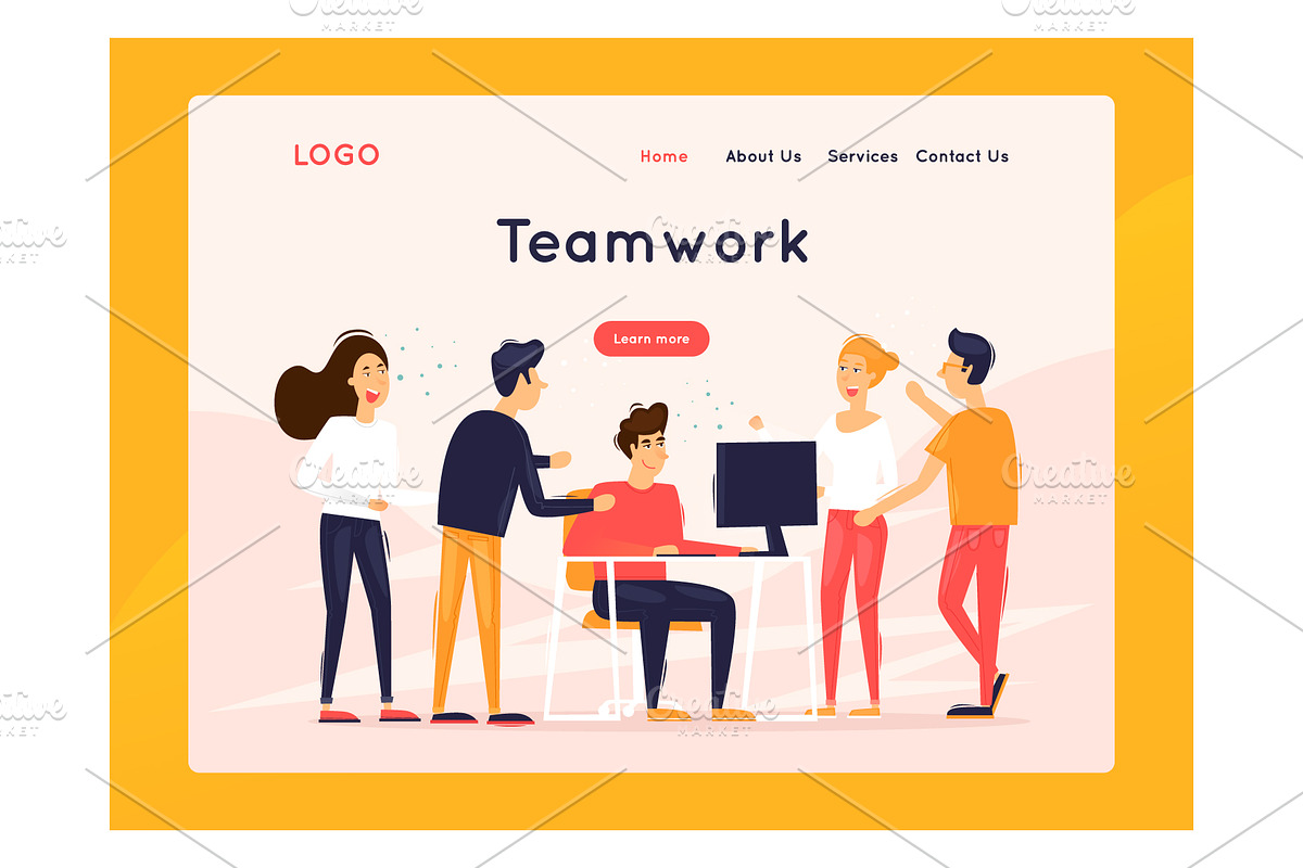 landing page, an App Template by Podis (Photo 9 of 16)