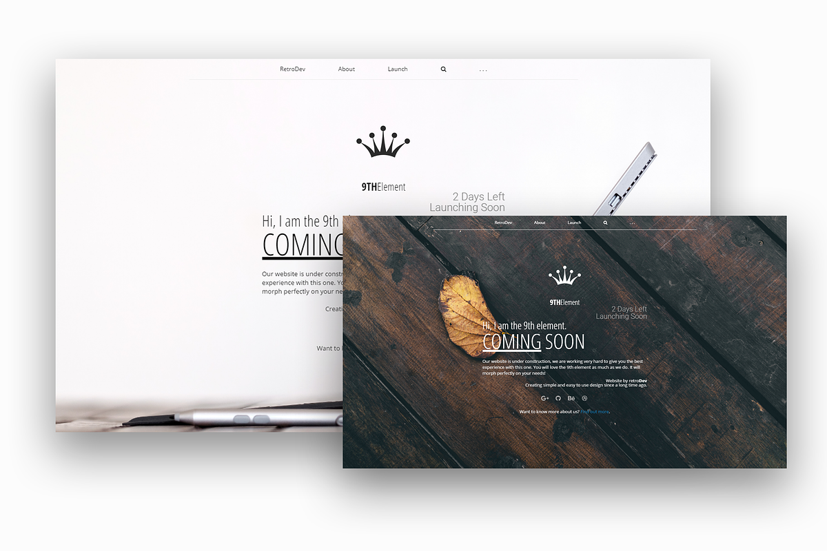 9thElement, a HTML Template by S&C Market