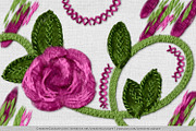 Realistic Embroidery Effect Brushes, a Brush Add-On by Creators Couture (Thumbnail 17 of 26)