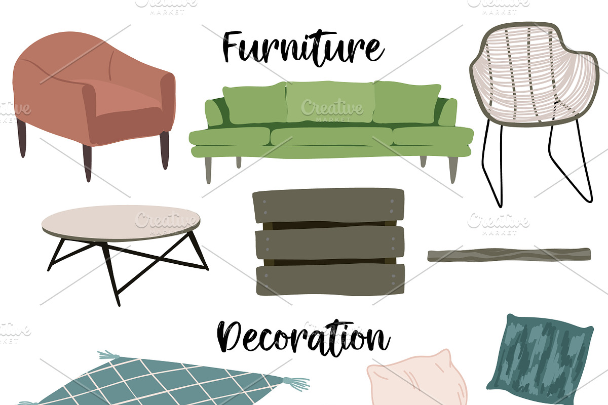 Indoor Plants, Vector Set, an Object Graphic by JSolomatina (Photo 4 of 13)