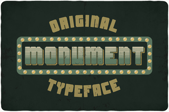 Monument typeface preview 8