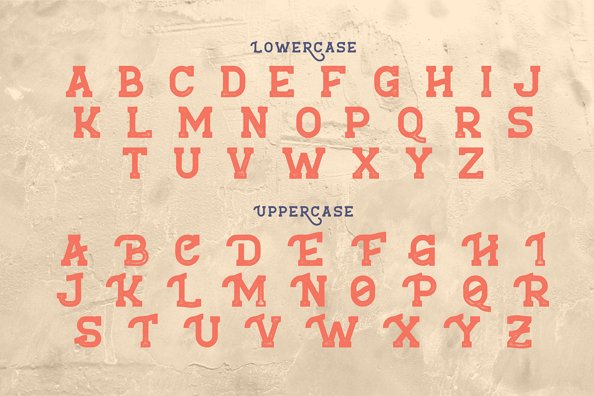 Burtuqol - Vintage Slab Serif, a Slab Serif Font by Morisco (Photo 5 of 8)