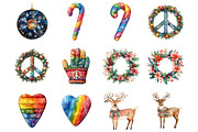 Groovy Christmas Doodles, an Illustration by Design Market (Thumbnail 3 of 3)