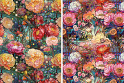 Patterns stained glass flowers, a Pattern Graphic by Bubert Art (Thumbnail 5 of 7)