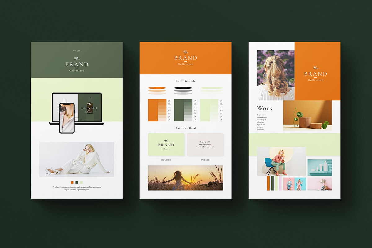 Brand Sheets Presentation Layout, a Presentation Template by E-Type (Photo 1 of 5)