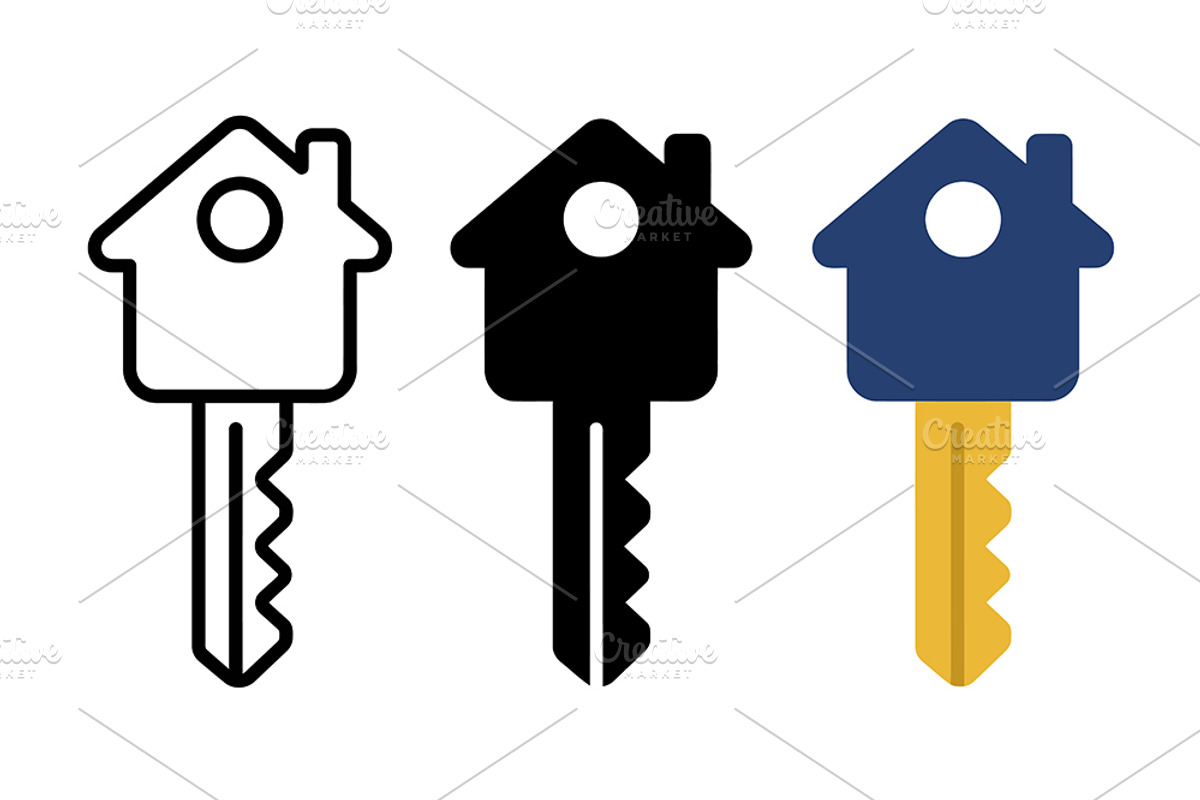 House Key Vector Design, a Solid Icon by Artonix (Photo 2 of 2)