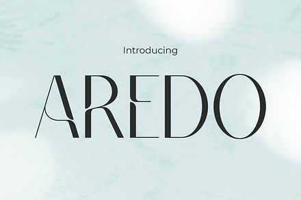 AREDO, a Sans Serif Font by TokoPress