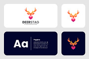 Modern Gradient Deer Stag Logo, a Branding & Logo Template by Artnivora.Std (Thumbnail 2 of 4)
