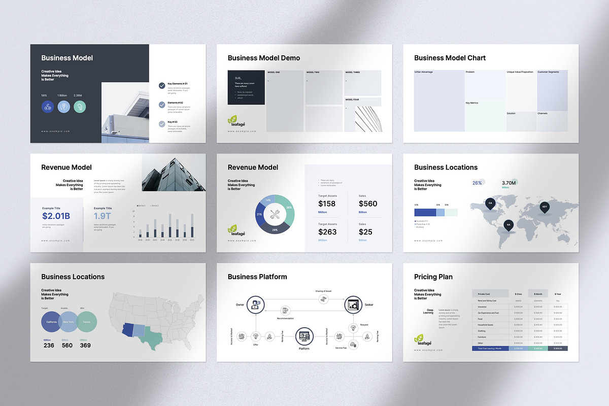 Pitch Deck Presentation Template, a Presentation Template by GoldenPixelStudio (Photo 14 of 24)
