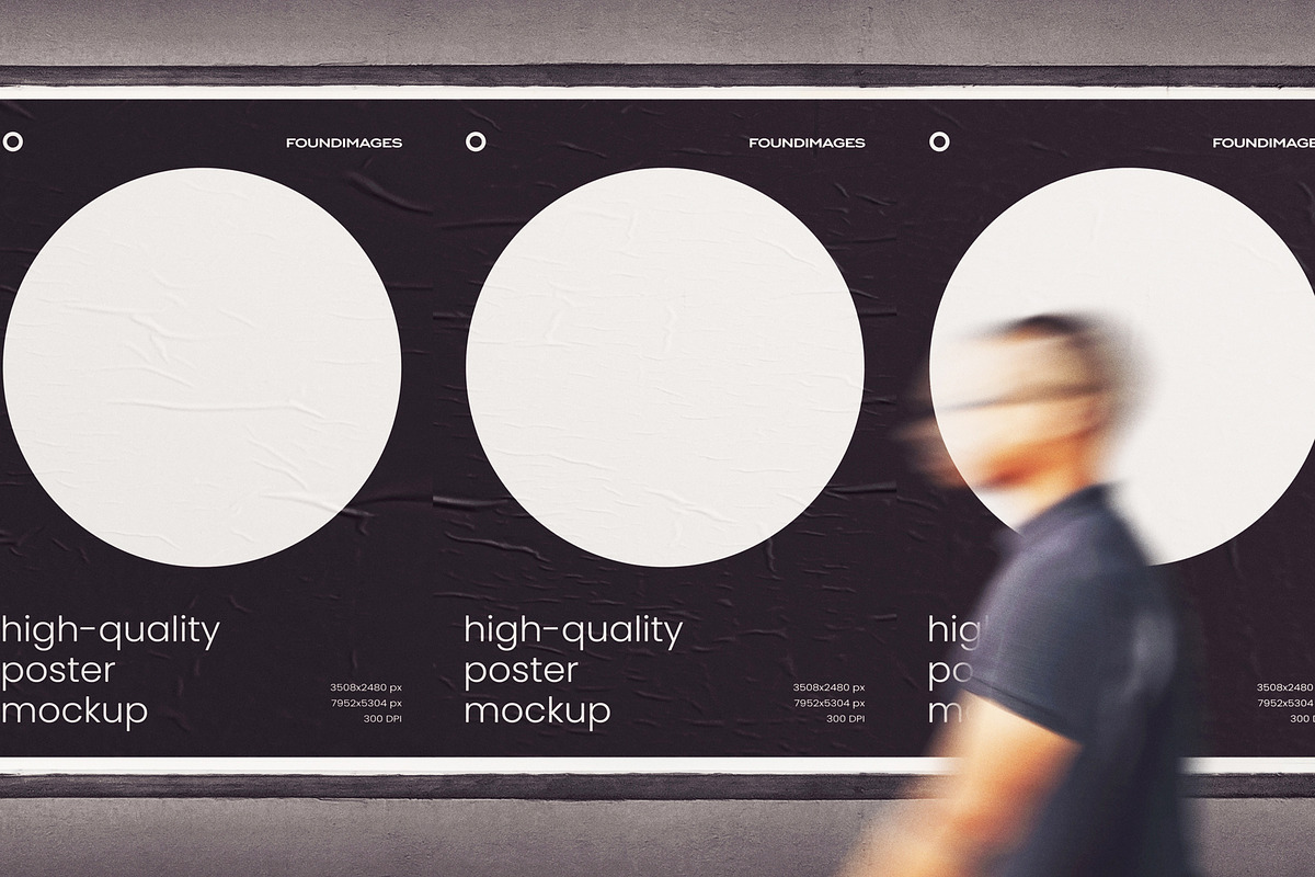 Urban Poster Mockup Template Bundle, an Advertising Mockup by FoundImages (Photo 8 of 52)
