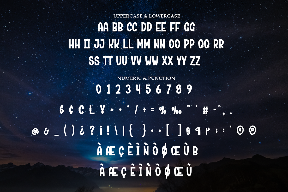 Starnight | Script Font, a Script Font by Scratchones (Photo 7 of 8)
