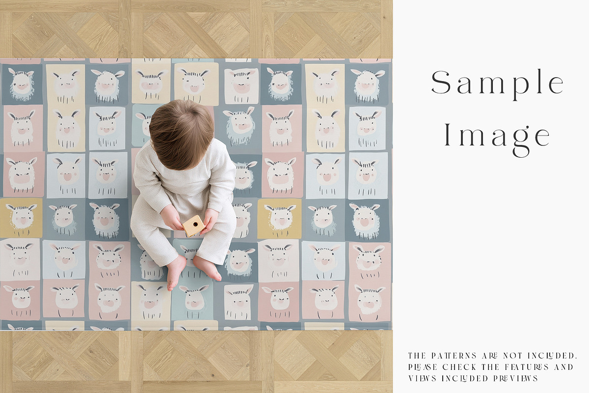 Baby Playmat Mockups 2 Shapes, a Product Mockup by mock-ups (Photo 26 of 50)