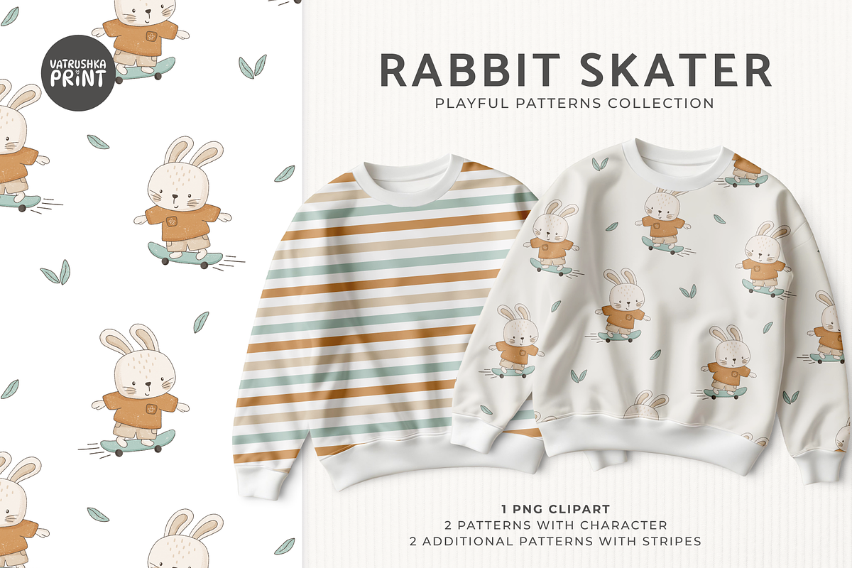 Seamless patterns for fabric, a Pattern Graphic by vatrushkaprint_store (Photo 1 of 4)