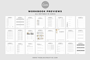 Minimalist Mega Workbook Canva, a Templates & Theme by The Blog Creative (Thumbnail 6 of 12)