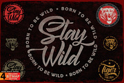 STAY WILD - Vector illustration, an Animal Illustration by Artistic & Unique (Thumbnail 7 of 11)